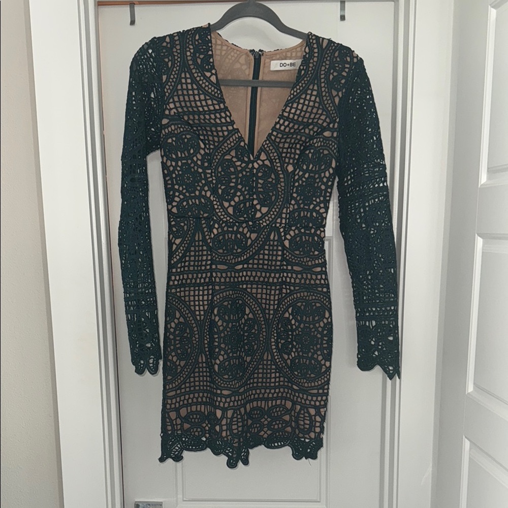 Elegant Black Lace Dress